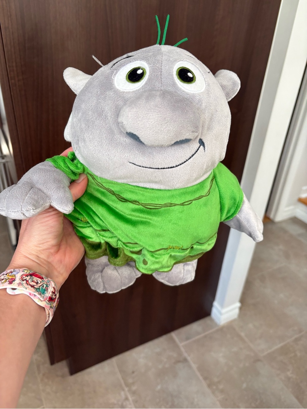 Disney Store Frozen 11" Bulda Troll Reversible Plush Stuffed Toy